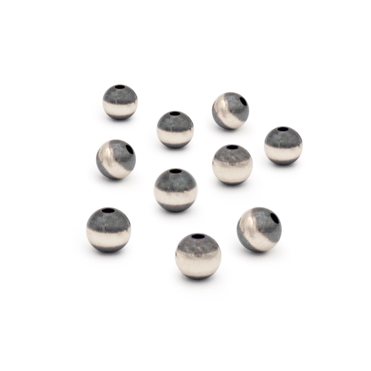 JewelrySupply Sterling Silver Navajo Pearl Loose Beads for Crafting and Jewelry Making Bracelets Necklaces Earrings Make Your Own Jewelry